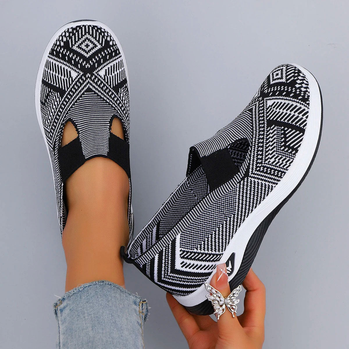 Damskie letnie buty z siateczki Polish store