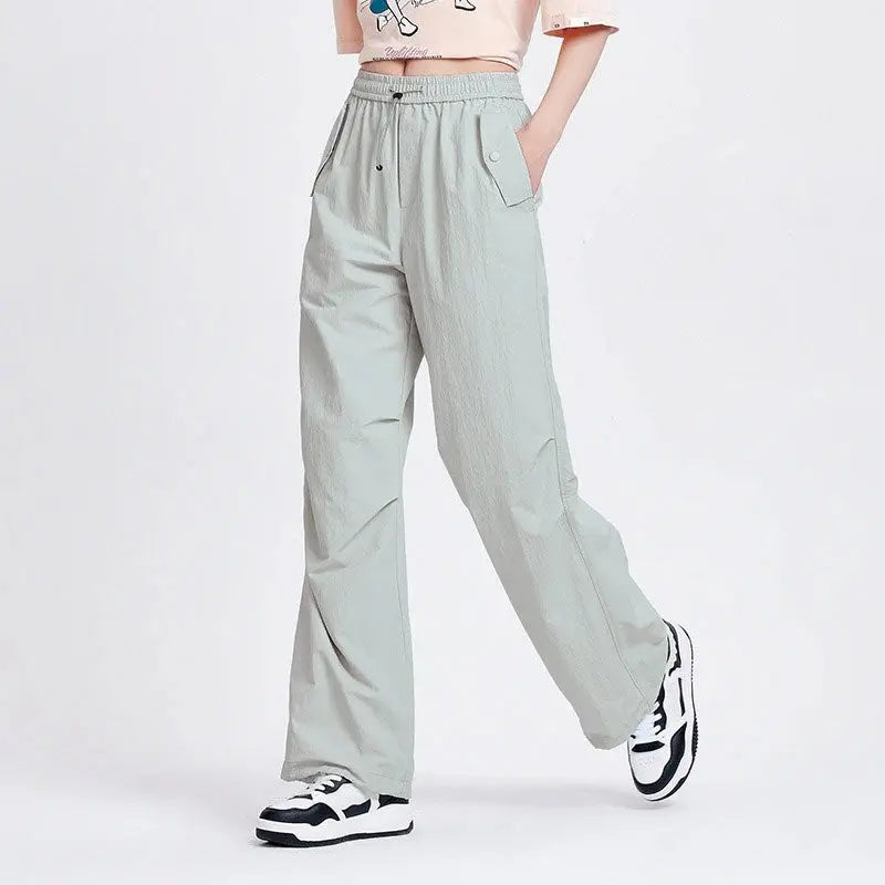 Spodnie damskie z szeroką nogawką Polish store