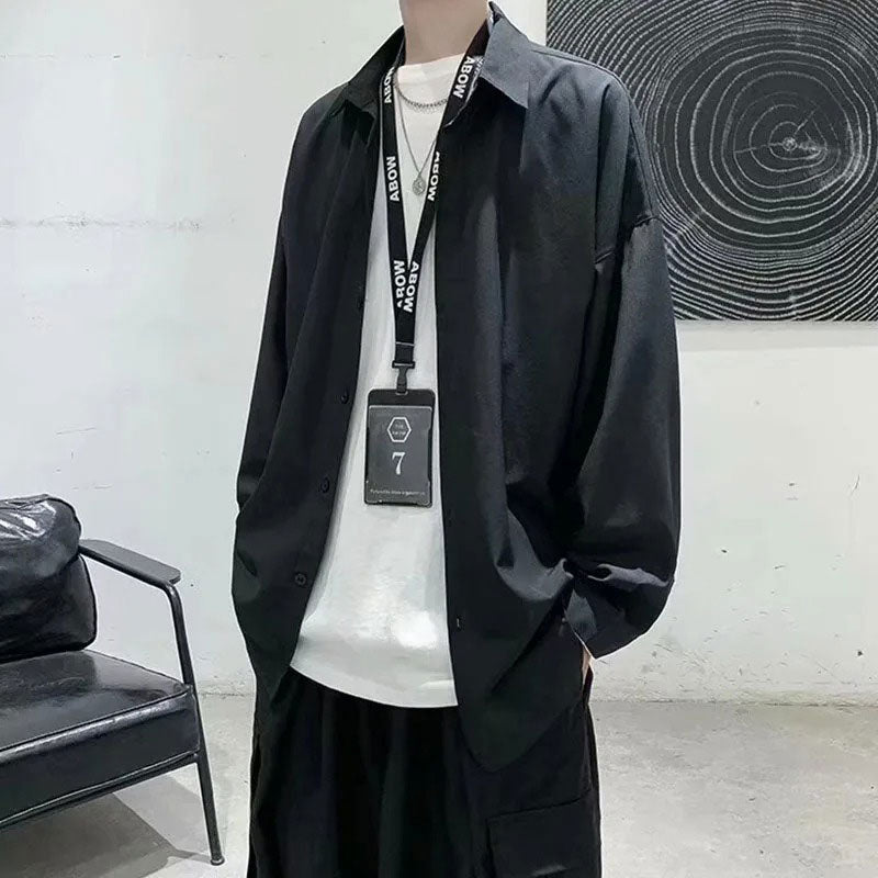 Koszula Męska Zwiewna z Jedwabiu Ice Serce Mody