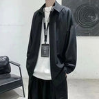 Koszula Męska Zwiewna z Jedwabiu Ice Serce Mody