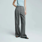 Spodnie damskie proste z elastycznym pasem Polish store