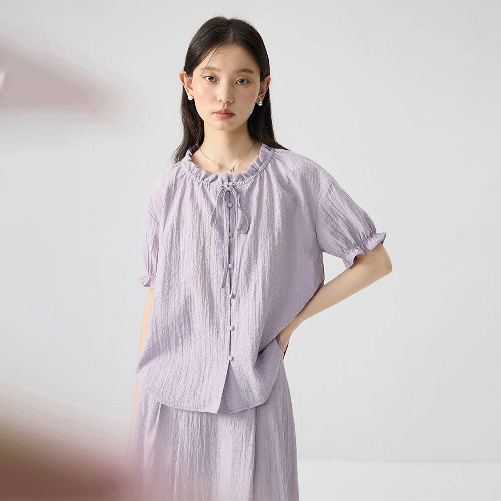 Letnia bluzka damska z krótkim rękawem Polish store