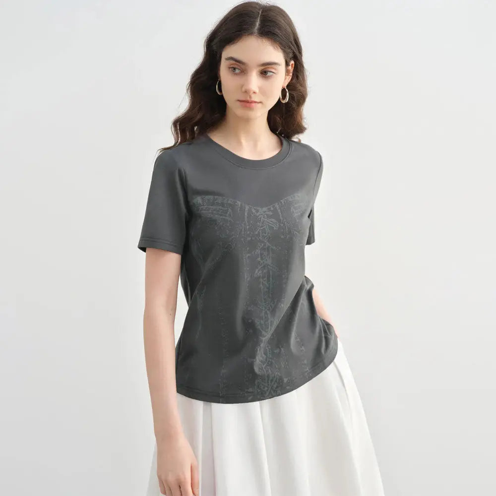 Koszulka damska z nadrukiem Polish store