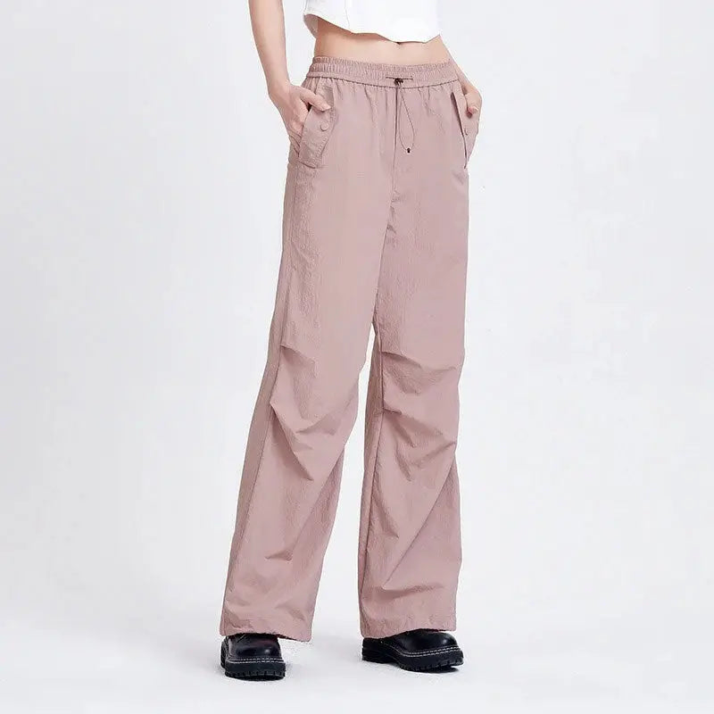 Spodnie damskie z szeroką nogawką Polish store