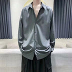 Koszula Męska Zwiewna z Jedwabiu Ice Serce Mody