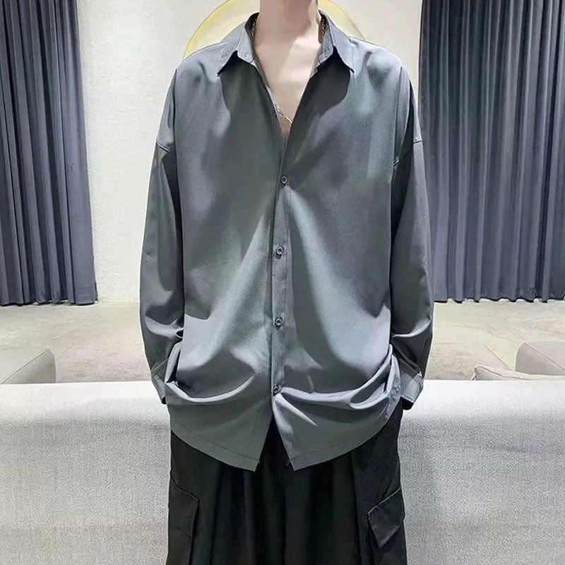 Koszula Męska Zwiewna z Jedwabiu Ice Serce Mody