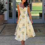 Sukienka damska z wiązaniem w talii Polish store