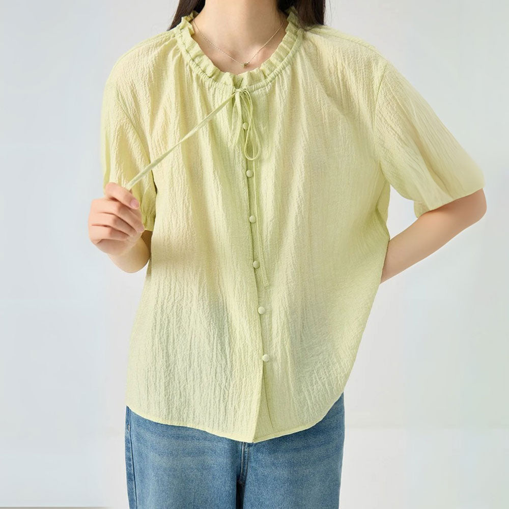 Letnia bluzka damska z krótkim rękawem Polish store