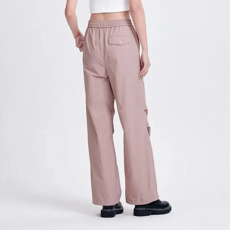 Spodnie damskie z szeroką nogawką Polish store