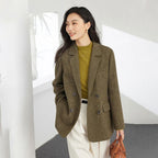 Damska marynarka wełniana casua Polish store