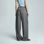 Spodnie damskie proste z elastycznym pasem Polish store