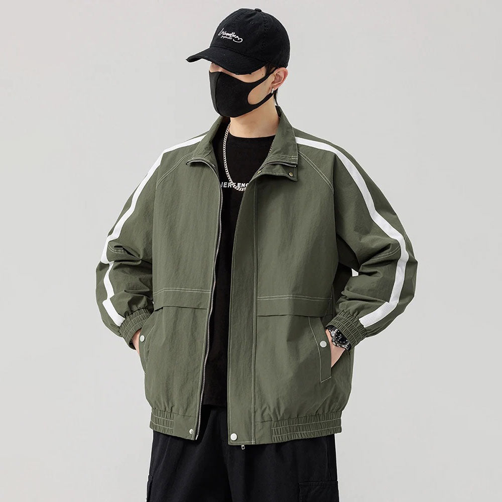 Kurtka Męska Casual Duży Rozmiar Serce Mody