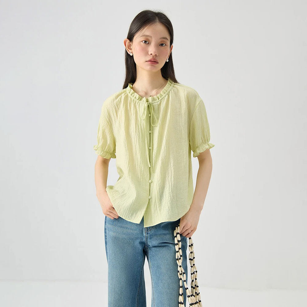 Letnia bluzka damska z krótkim rękawem Polish store