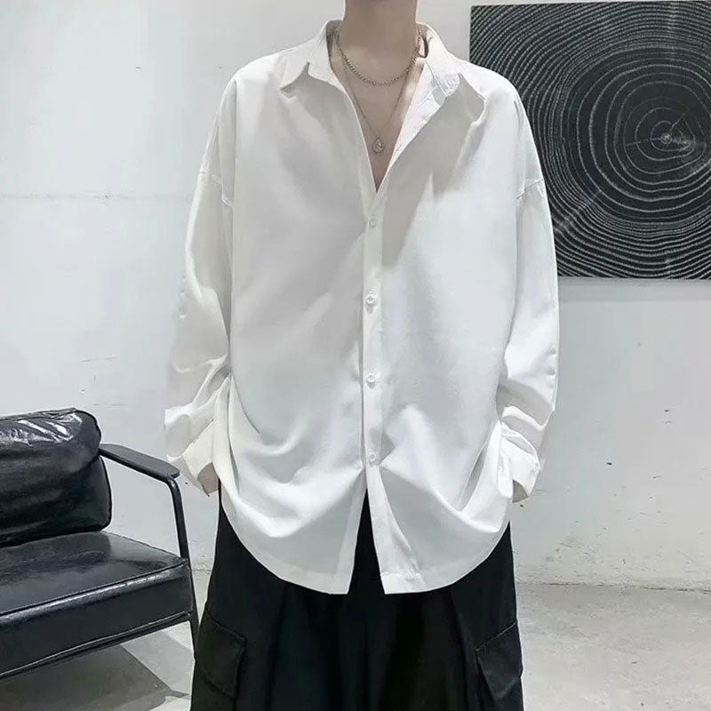 Koszula Męska Zwiewna z Jedwabiu Ice Serce Mody