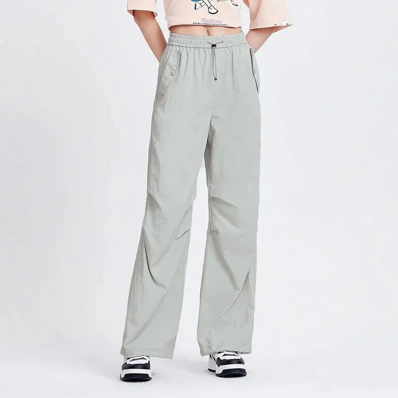 Spodnie damskie z szeroką nogawką Polish store