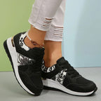 Damskie sportowe sneakersy na koturnie Polish store